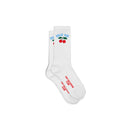 Cherry Socks - White