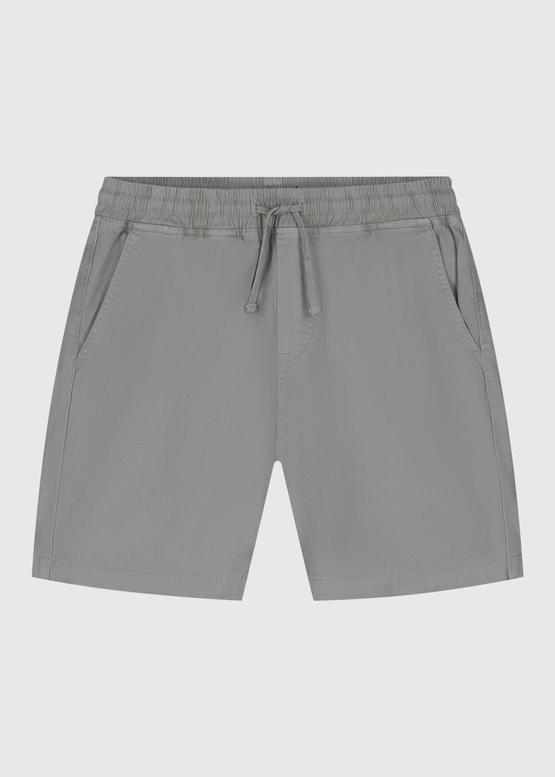 Shorts chinos lavados - Carbón
