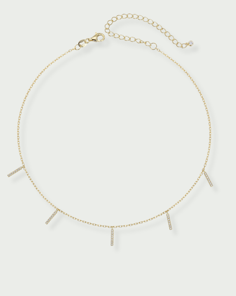 Choker Barrette - Doré