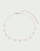 Choker Cascade - Rose