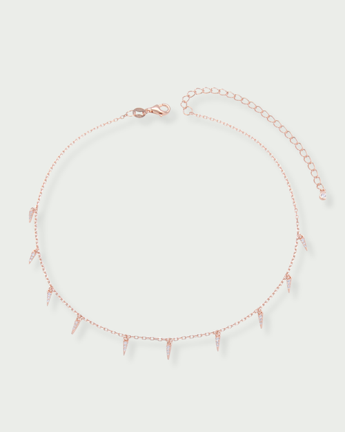 Choker Cascade - Rose