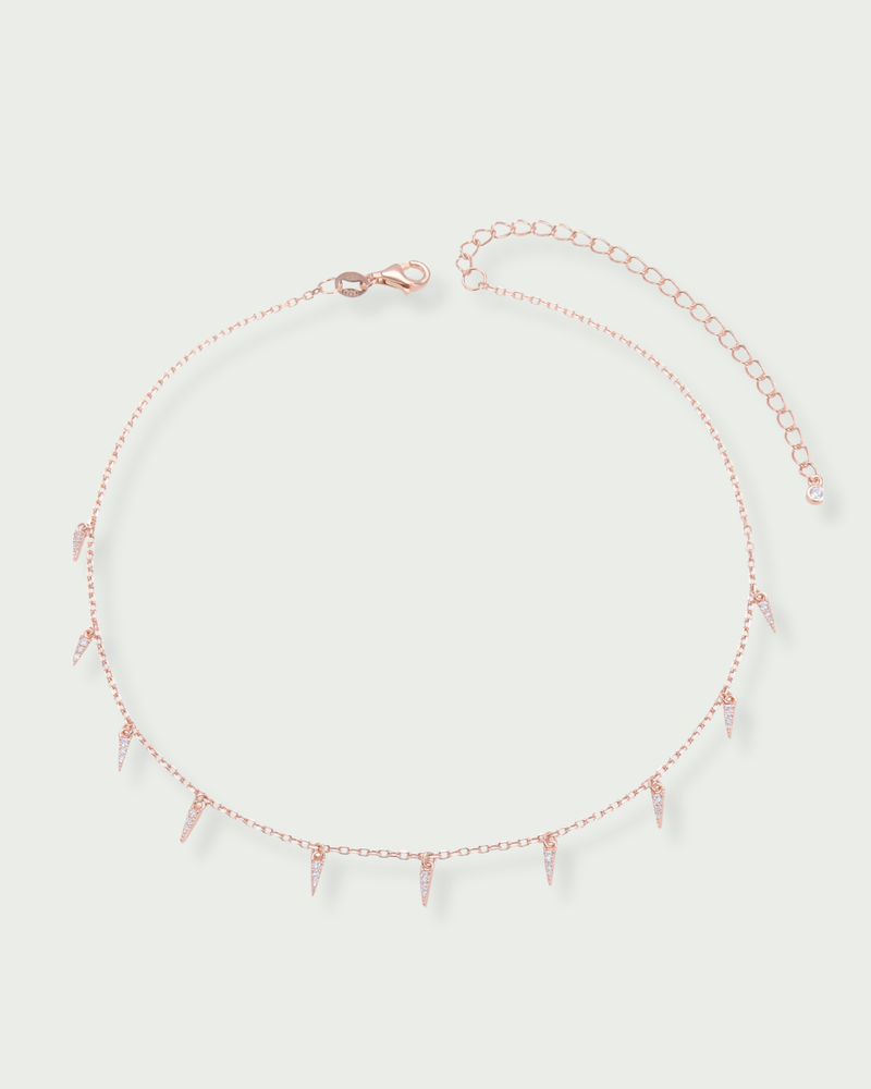 Choker Cascade - Rose