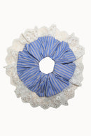 Eira Lace Scrunchie - Blue