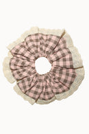 Scrunchie Lace Tes - Brown