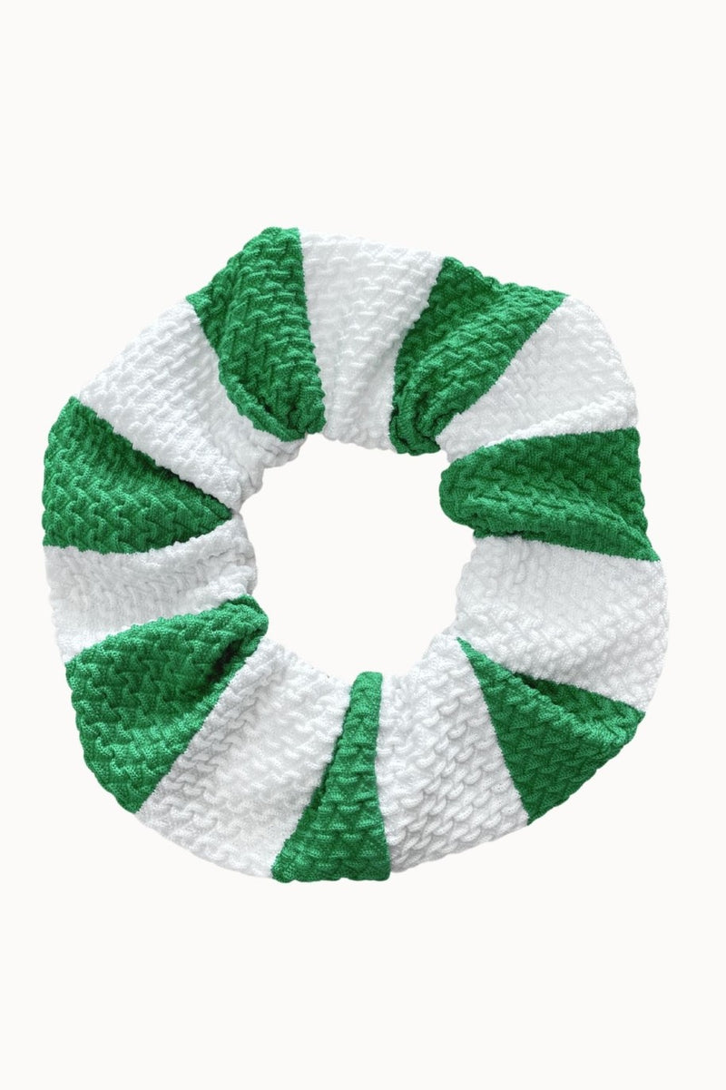 Coletero de playa - Verde y blanco