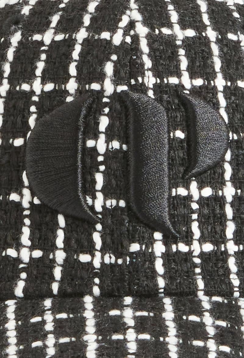 Casquette - Athlete Tweed - Noir