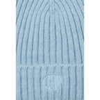 Cp Embroidery Cashmere Ribbed Beanie