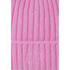 Claudie Pierlot - Bonnet Côtelé Cachemire Broderie Cp
