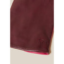 Guantes de piel bicolor con logo en relieve