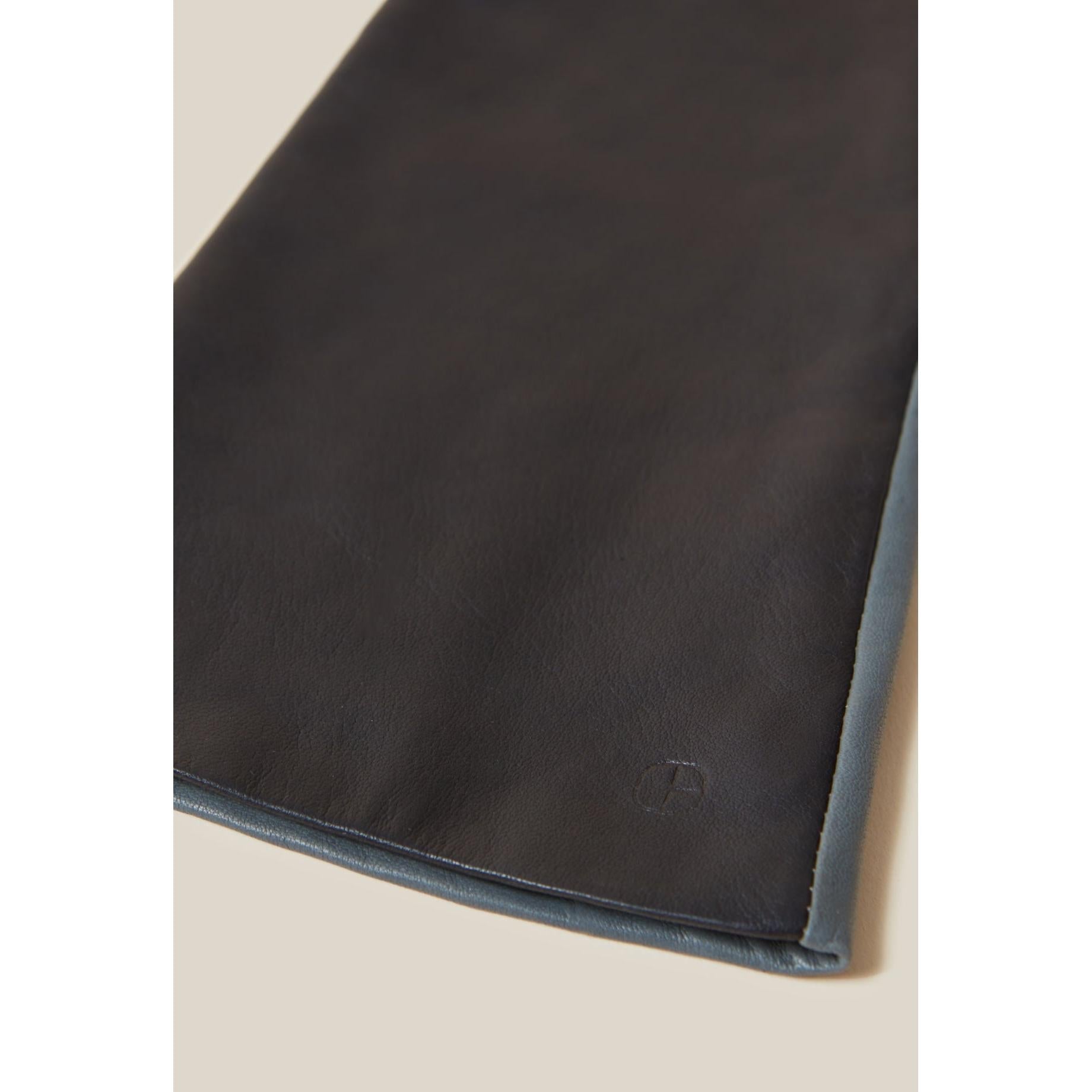 Two-tone Leather Gloves