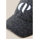 Claudie Pierlot - Gorra de tweed con bordado Cp