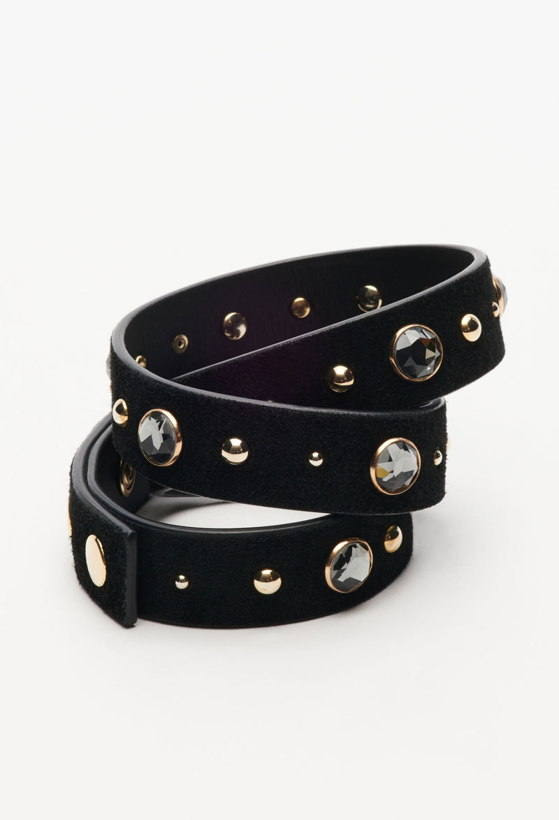 Claudie Pierlot - Ceinture Vegas Rivets - Noir