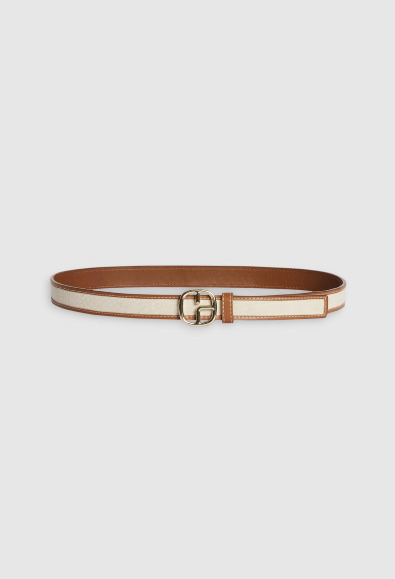 Claudie Pierlot - Ceinture Boucle Canvas - Two-tone