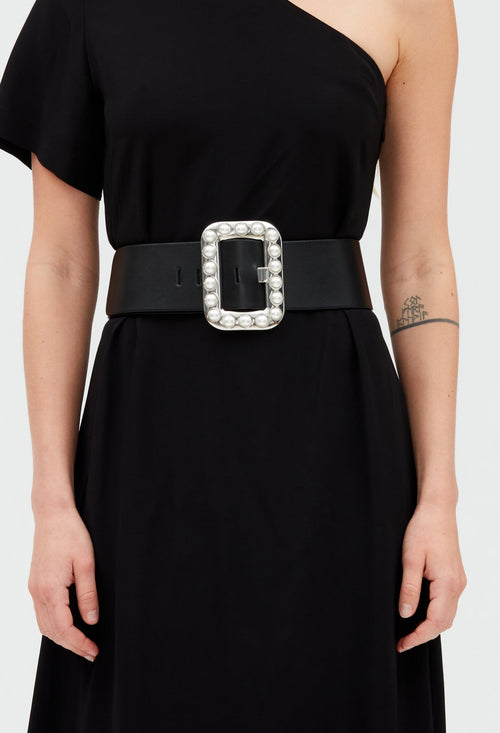 Claudie Pierlot - Cinturón - Hebilla Bis - Negro