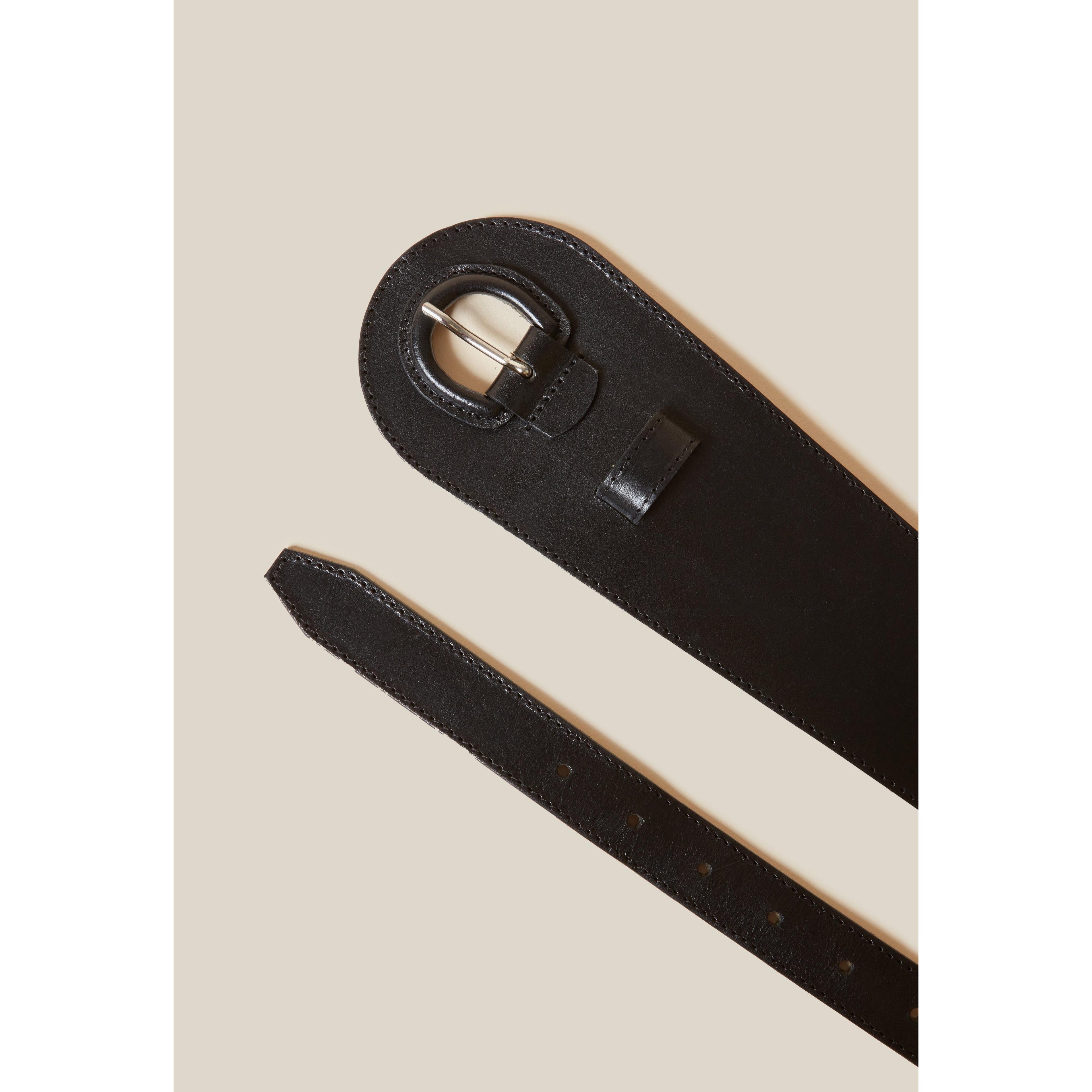 Black Leather Belt