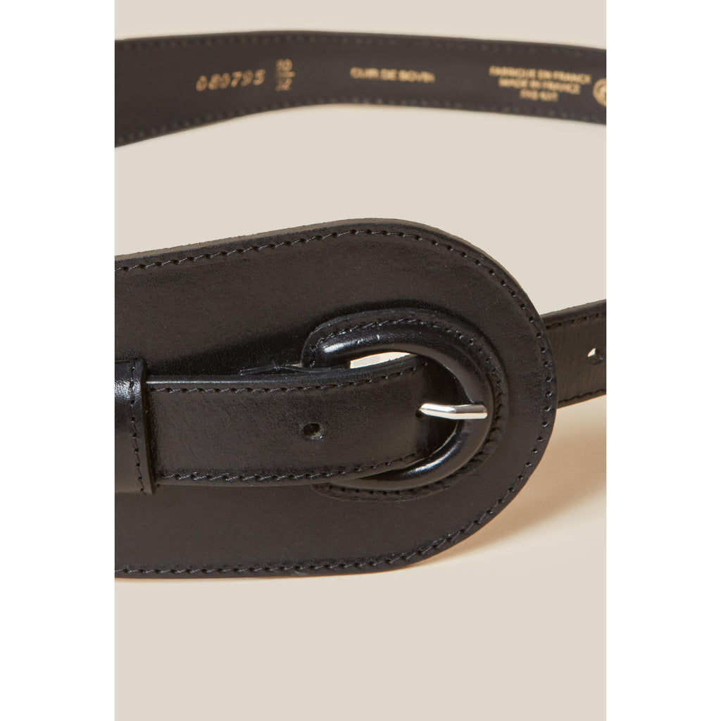 Black Leather Belt