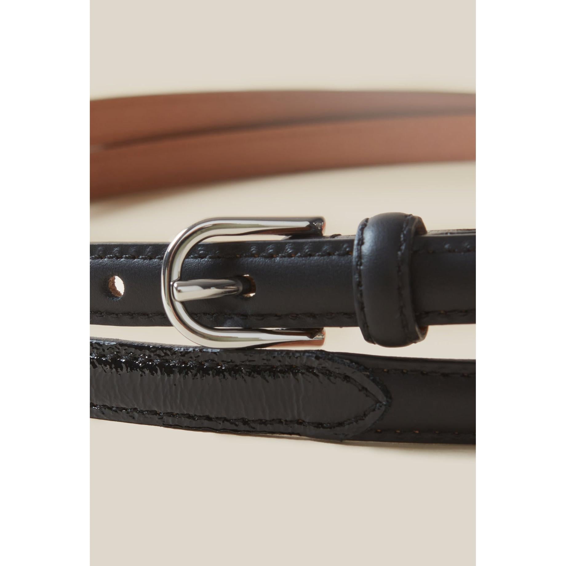 Slim Leather Belt