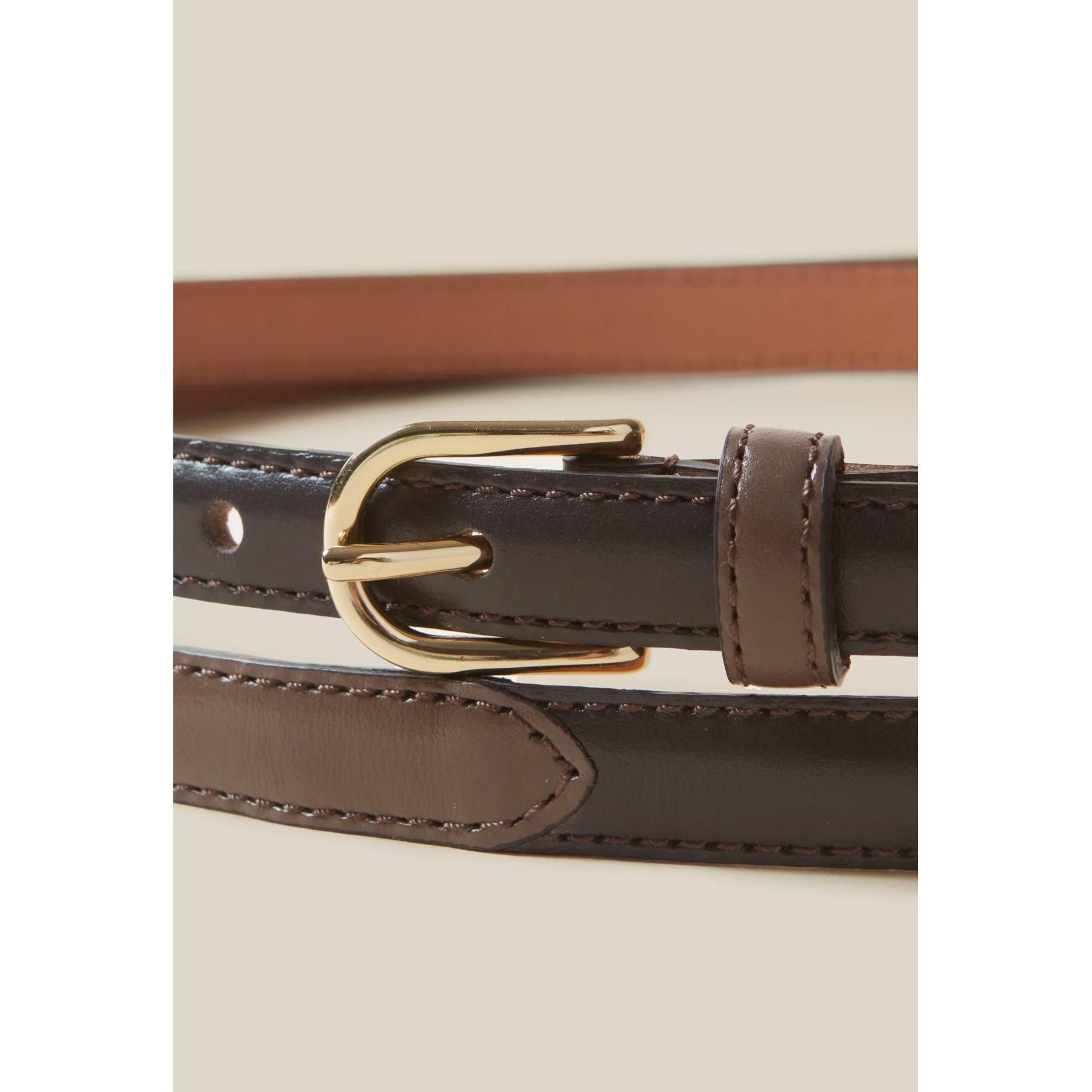 Thin Leather Belt