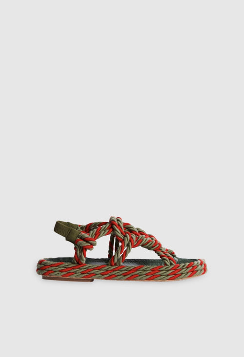 Open Flat Shoes - Audacious - Khaki