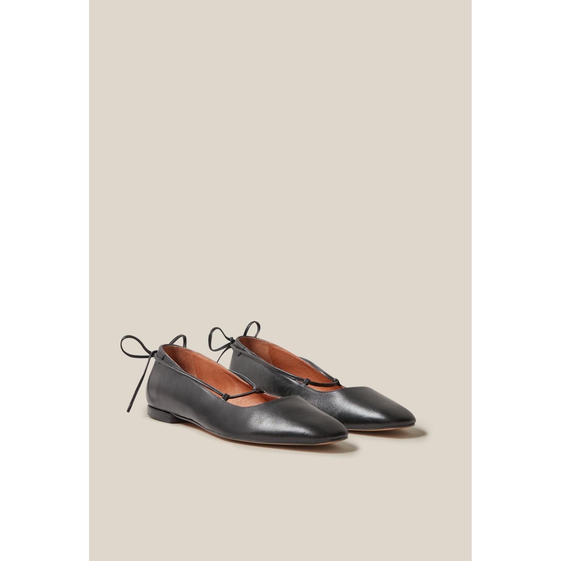 Ballerines Cuir Noir