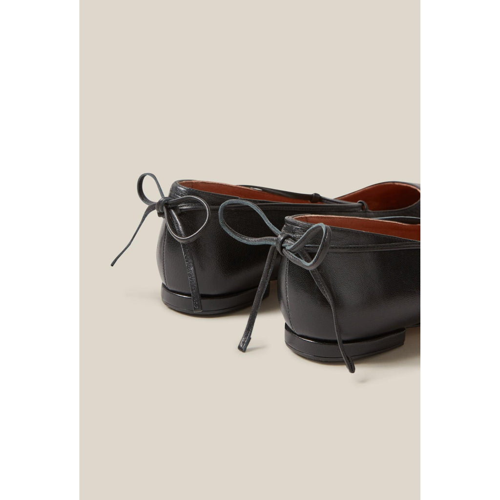 Ballerines Cuir Noir