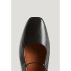 Ballerines Cuir Noir