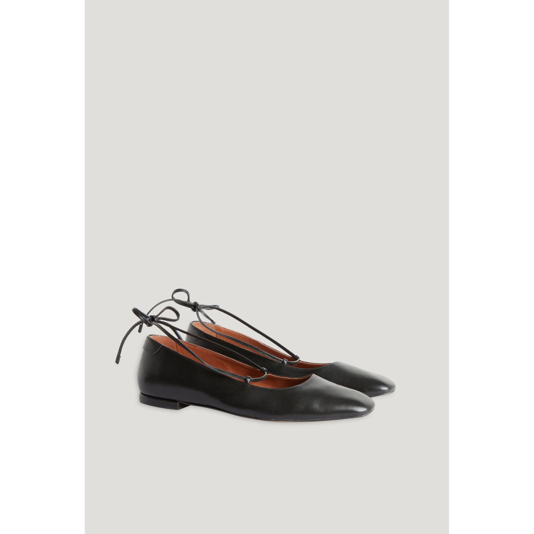 Ballerines Cuir Noir