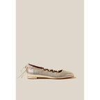 Ballerines Cuir Doré