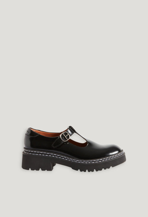 Chaussures Plates Fermées - Albertine - Noir