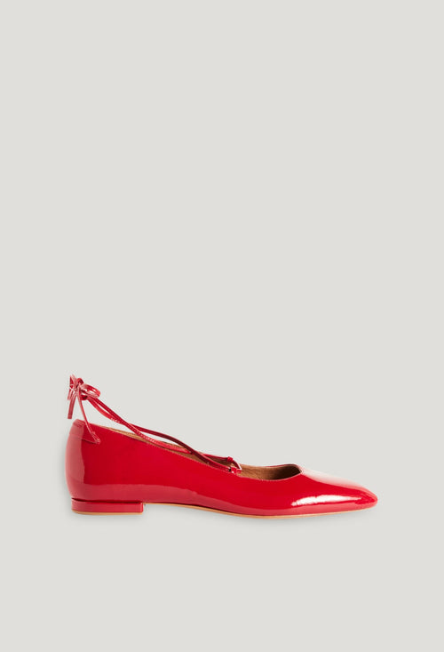 Ballerines - Augustin Ballerine Vernis - Rouge