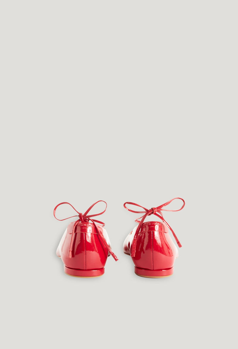 Ballerines - Augustin Ballerine Vernis - Rouge
