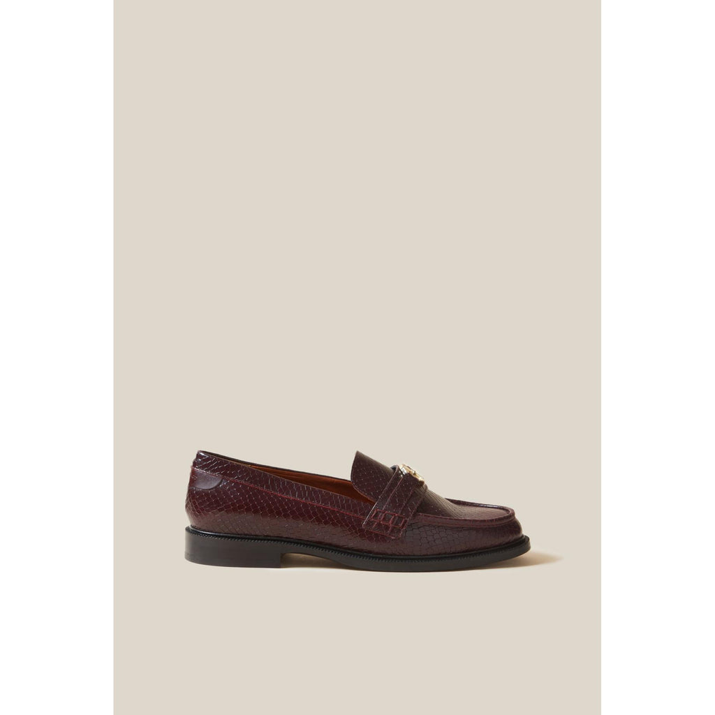 Mocassins Effet Serpent Boucle Cp