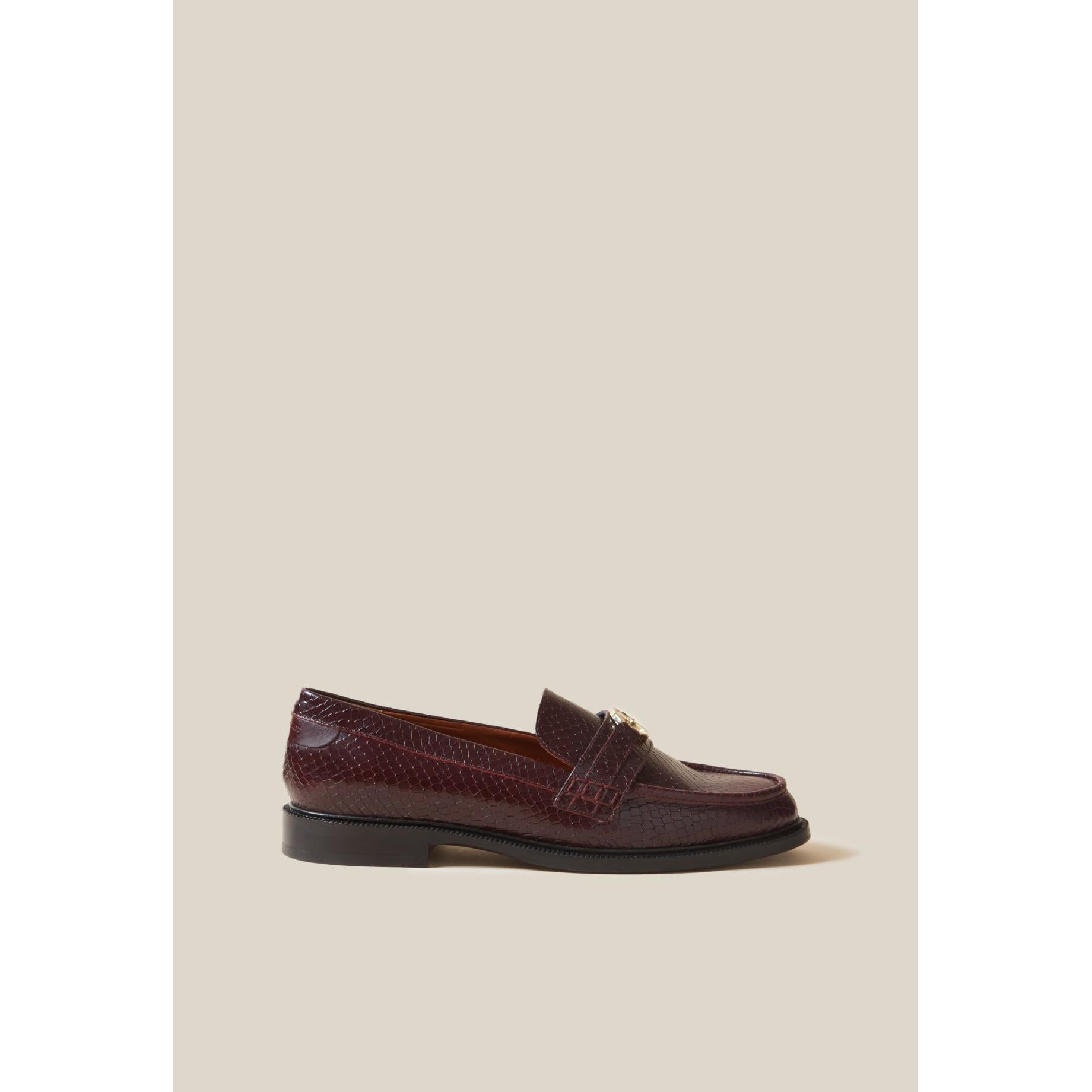 Mocassins Effet Serpent Boucle Cp