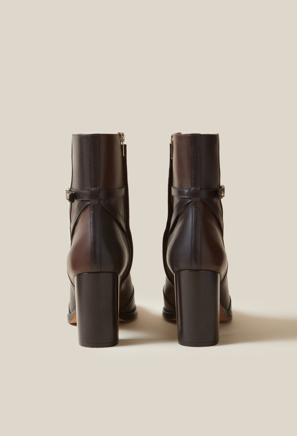 Botines Piel Acharolada Patchwork