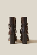 Botines Piel Acharolada Patchwork