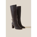Claudie Pierlot - Bottes Cuir Verni Logo Cp