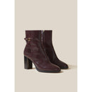 Claudie Pierlot - Botines de charol efecto serpiente