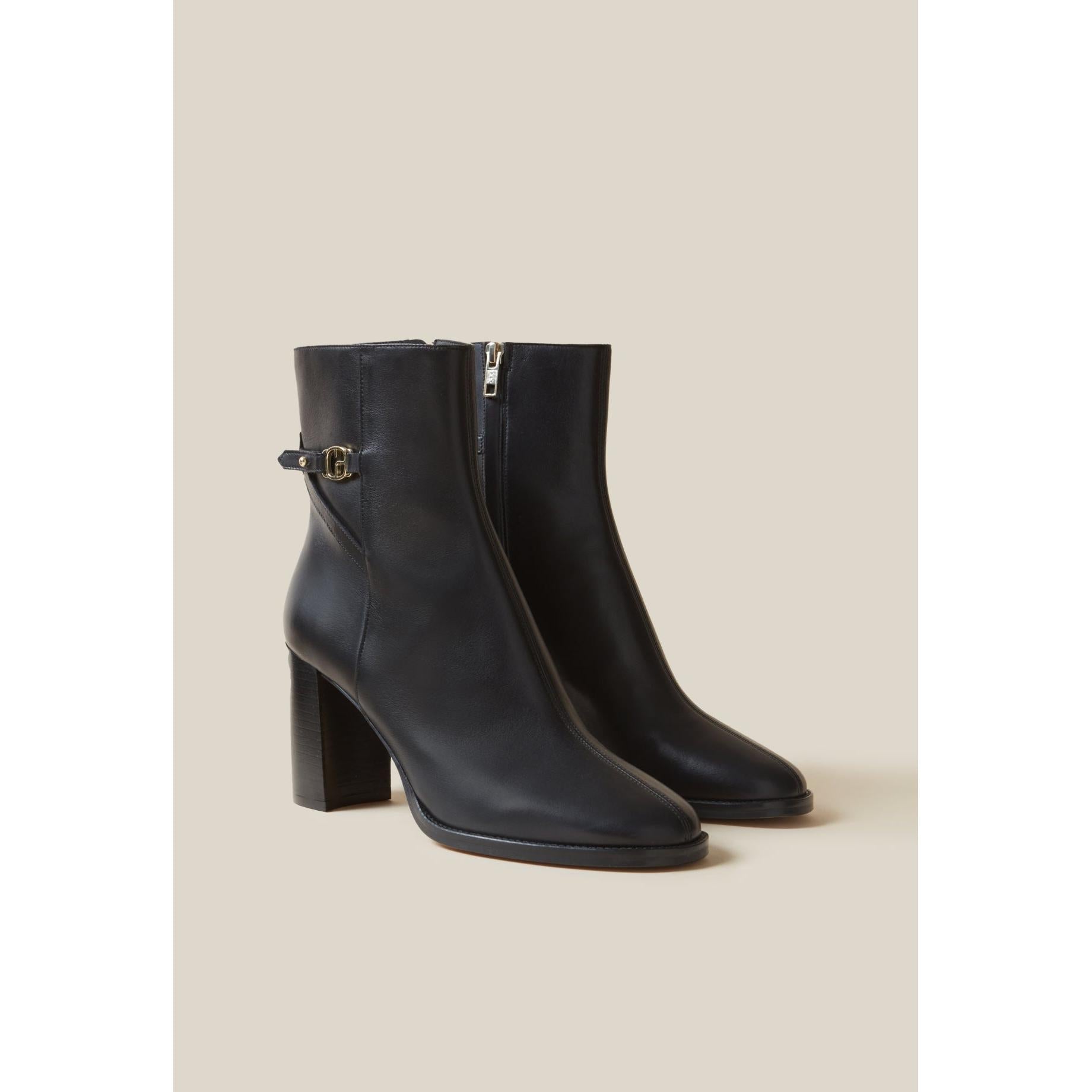 Claudie Pierlot - Patent Leather Heeled Ankle Boots
