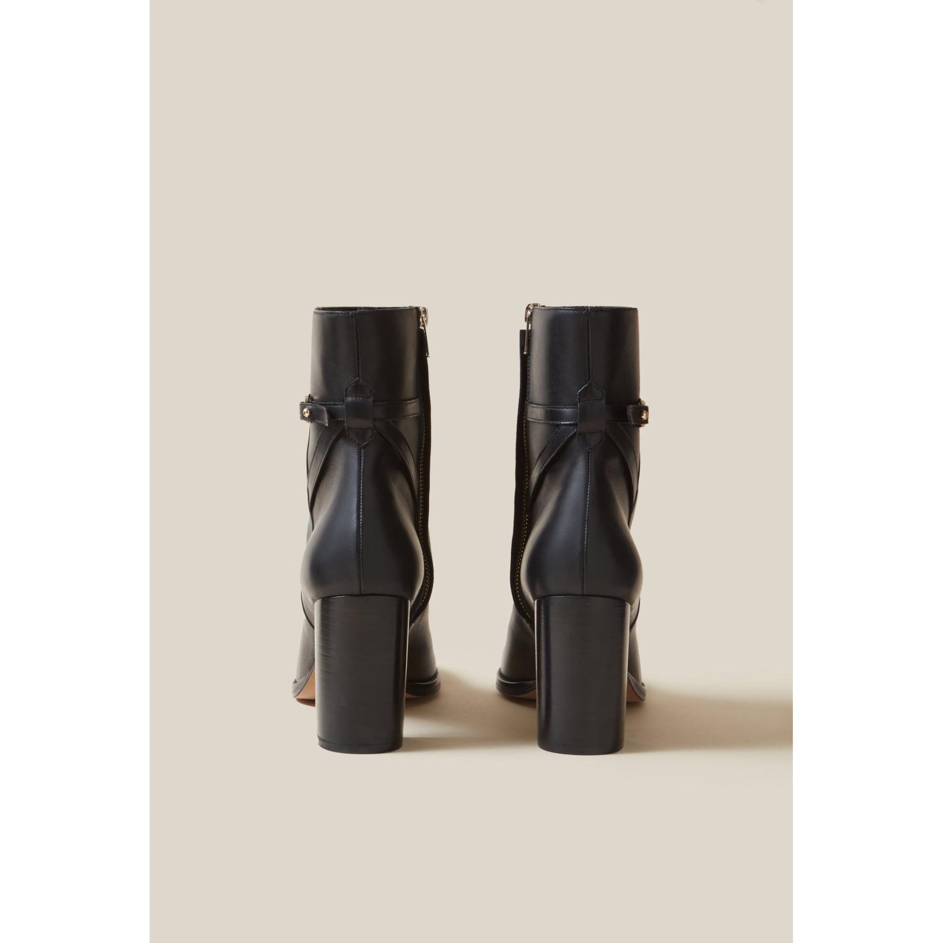 Claudie Pierlot - Patent Leather Heeled Ankle Boots