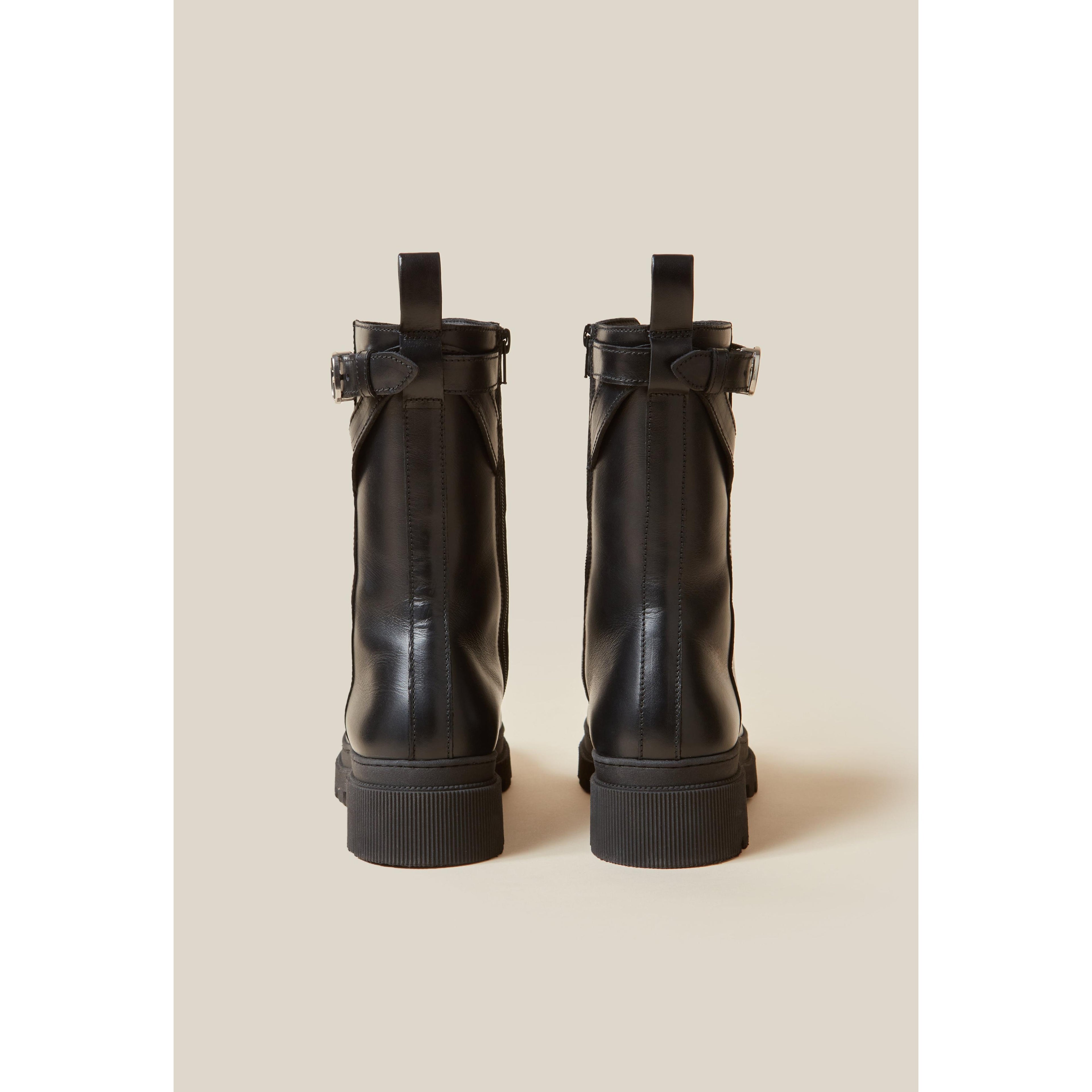 Bottines Hautes Rangers Cuir