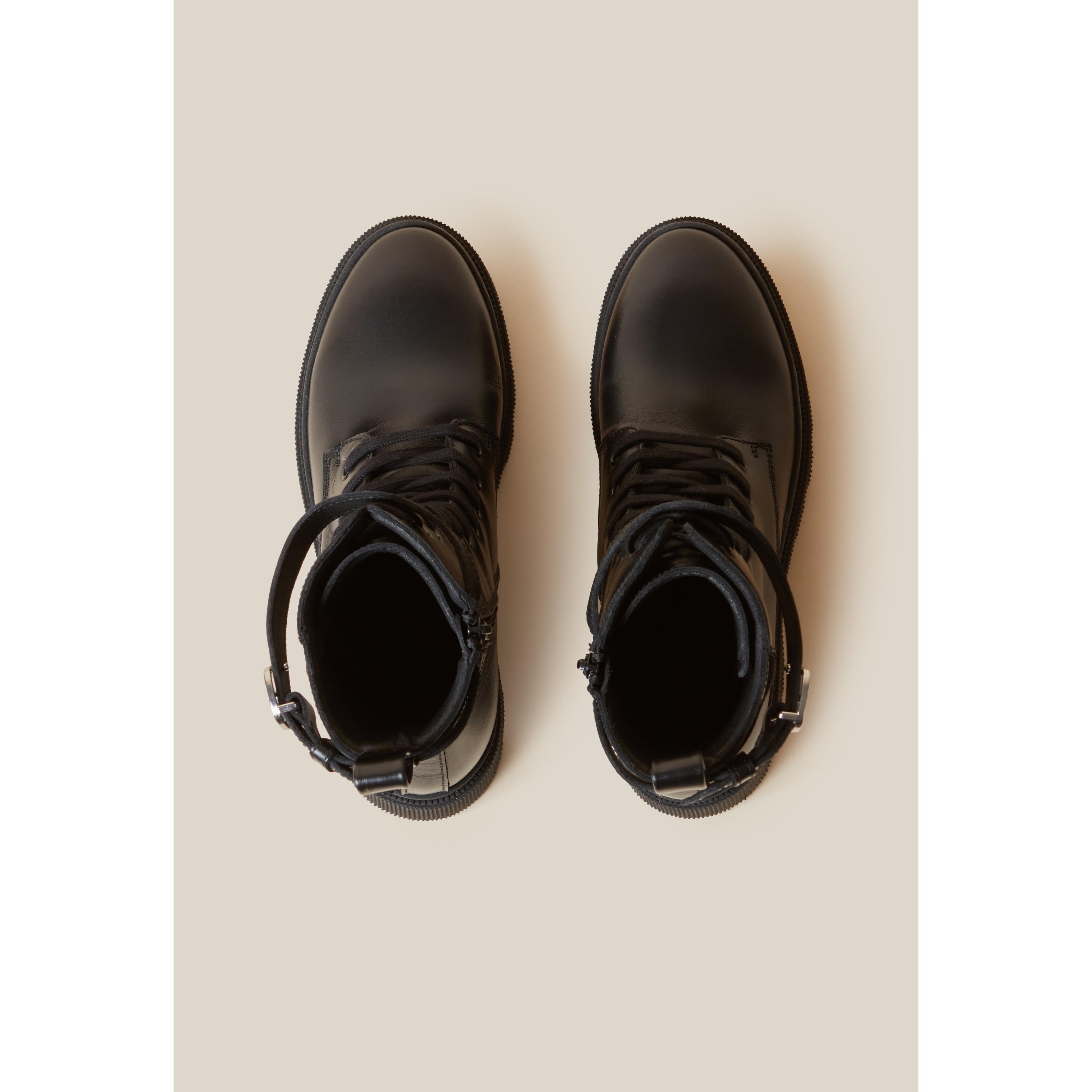 Bottines Hautes Rangers Cuir
