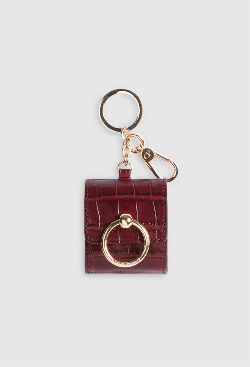 Claudie Pierlot - Gadget Airpod Case Croco - Bordeaux