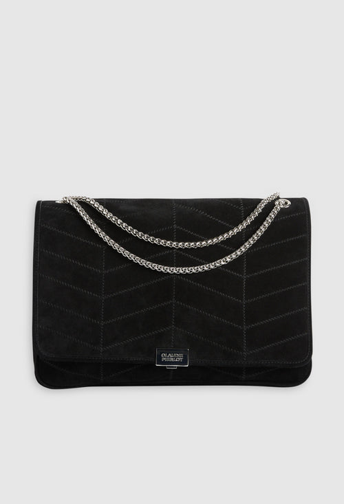 Claudie Pierlot - Sac Angelo Large Newstitching - Noir