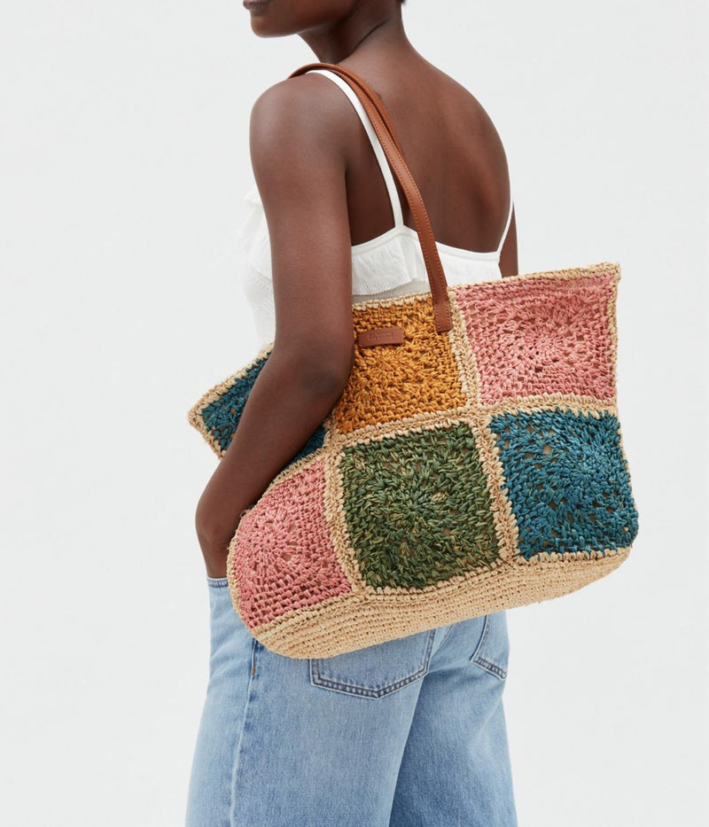 Claudie Pierlot - Bolso Angela Cabas Raphia - Multicolor