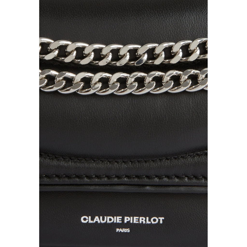 Claudie Pierlot - Bolso Angelina de cuero negro acolchado