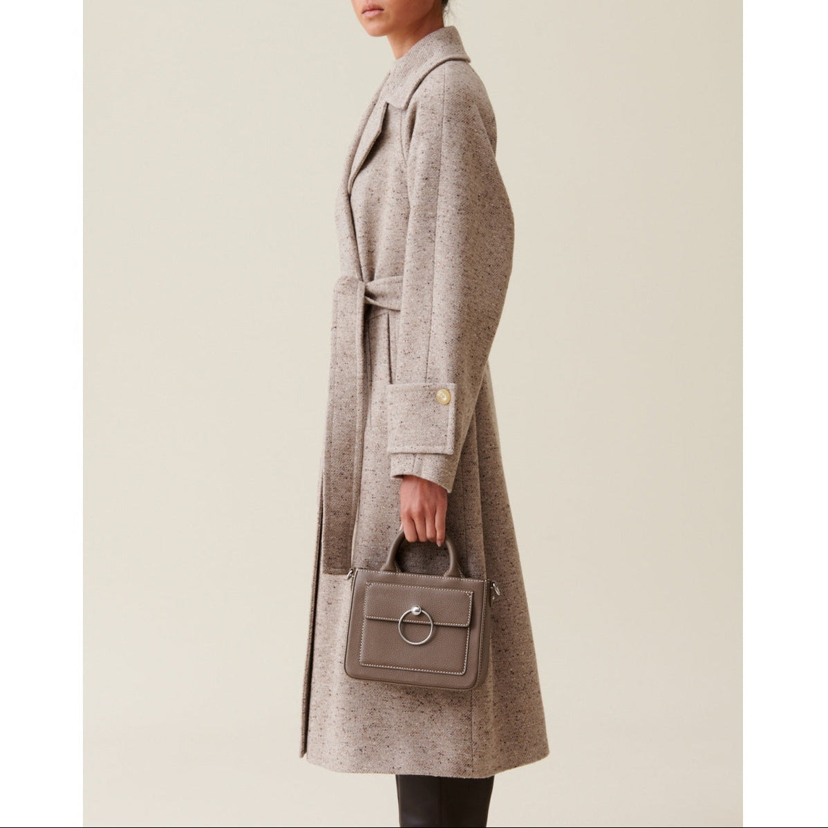 Sac Anouckchaingrained Taupe
