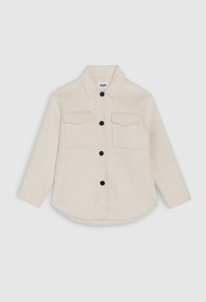 Claudie Pierlot - Chaqueta Gaya - Vainilla