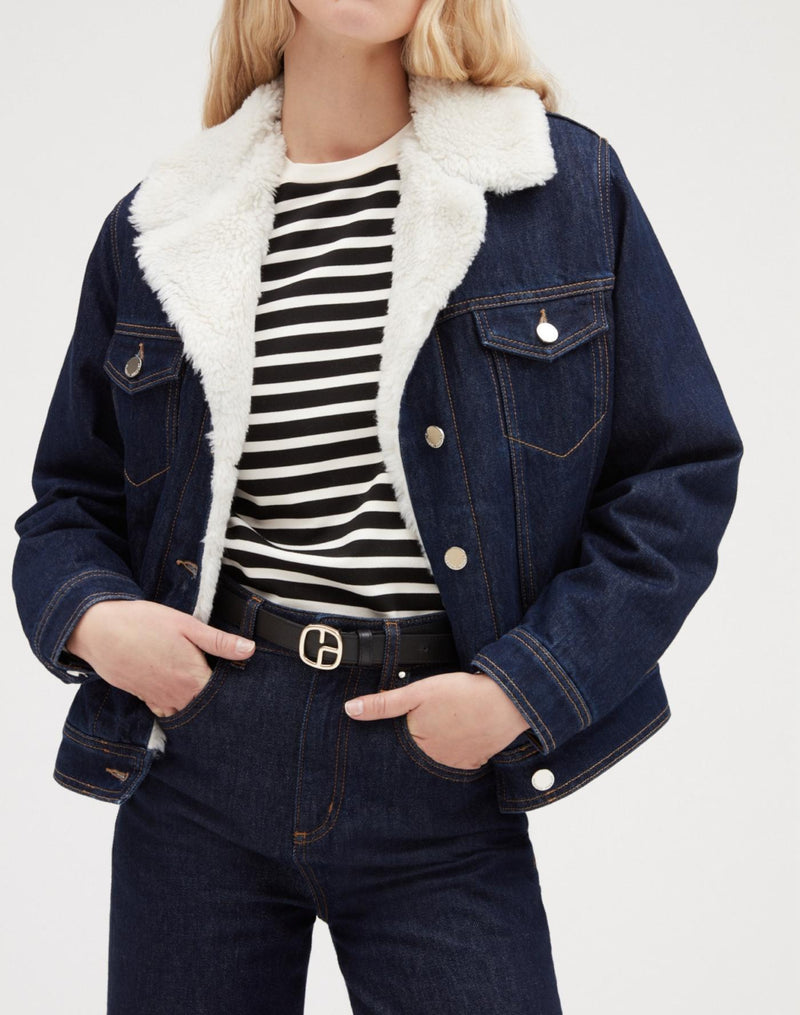 Claudie Pierlot - Vague Jacket - Denim Brut