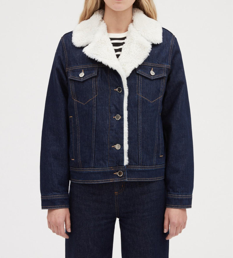 Claudie Pierlot - Blouson Vague - Denim Brut