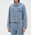 Claudie Pierlot - Chaqueta Vinobrode - Denim Azul Muy Claro